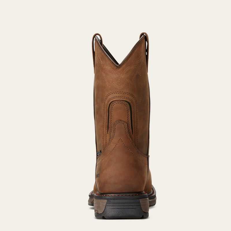 Ariat WorkHog Wellington Waterproof Composite Toe Work Boot Brown | 823OHAKQS