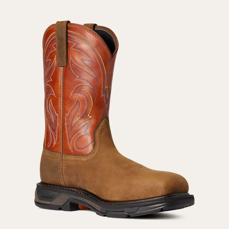 Ariat WorkHog XT Cottonwood Carbon Toe Work Boot Dark Earth | 650ZFGNDA