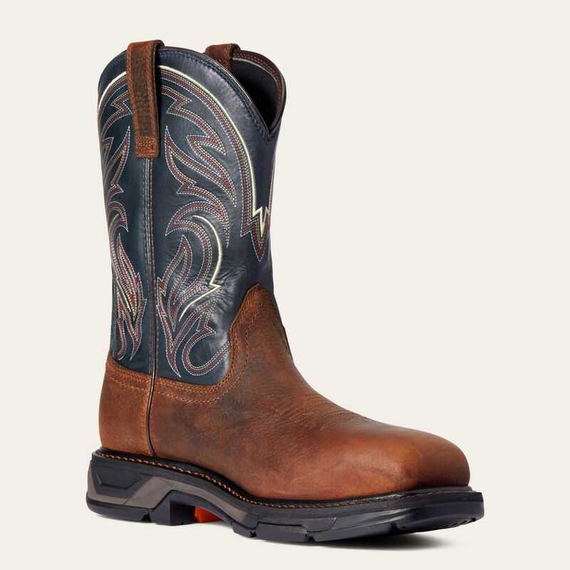 Ariat WorkHog XT Cottonwood Carbon Toe Work Boot Brown | 293SBYQXF