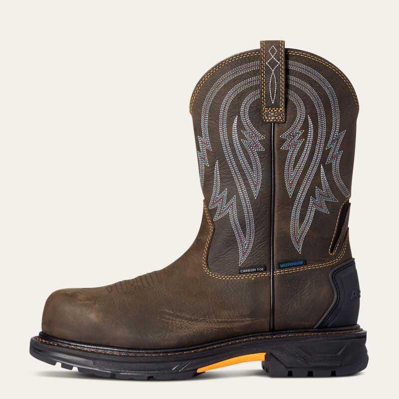 Ariat WorkHog XT Tumbleweed Waterproof Carbon Toe Work Boot Coffee | 495SYFDCA