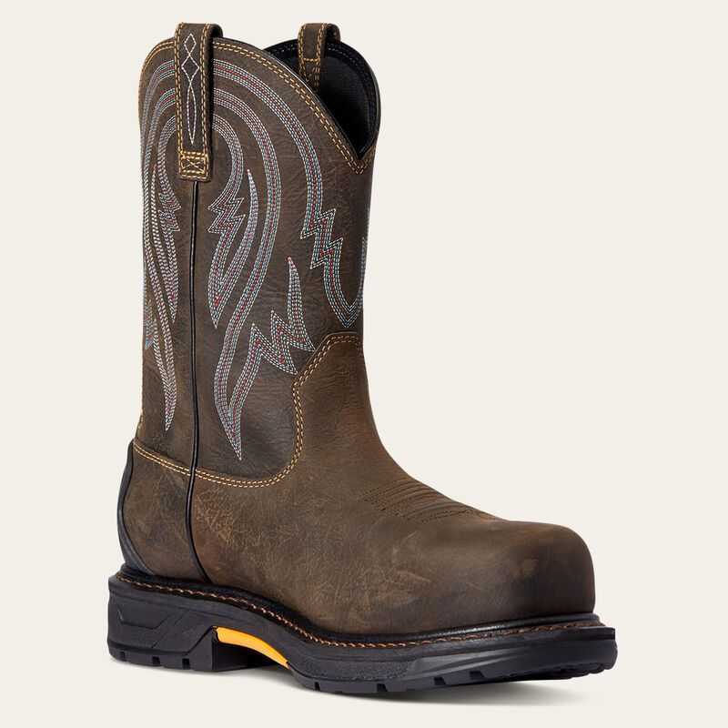 Ariat WorkHog XT Tumbleweed Waterproof Carbon Toe Work Boot Coffee | 495SYFDCA