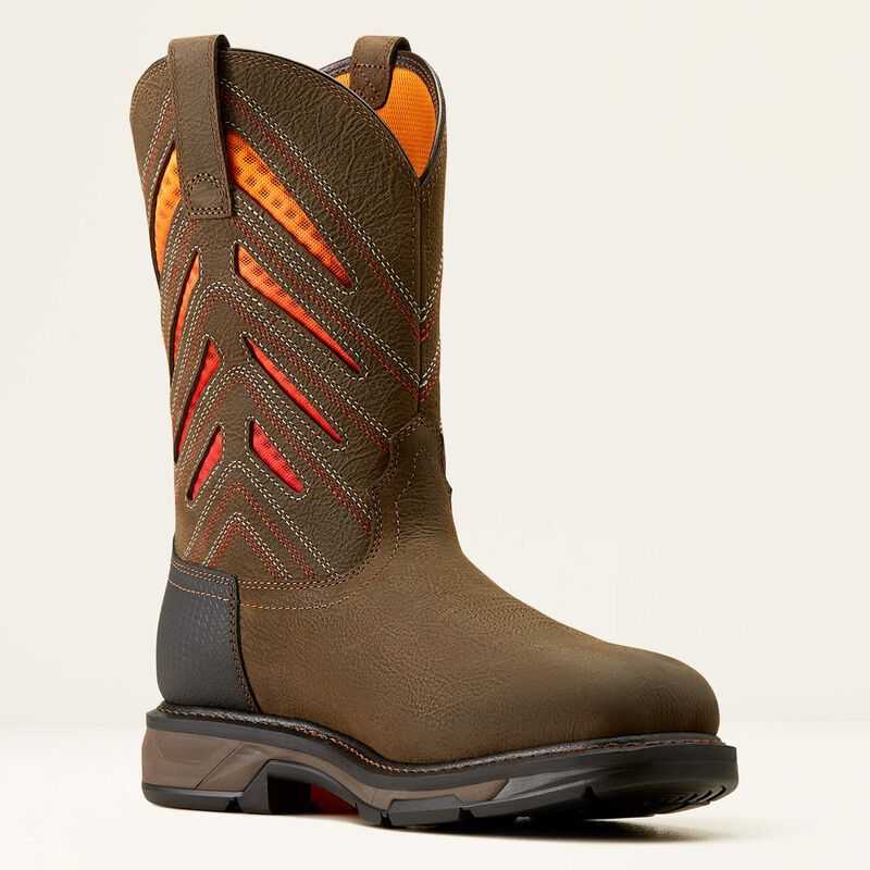 Ariat WorkHog XT VentTEK Waterproof Carbon Toe Work Boot Coffee | 416NVYELJ