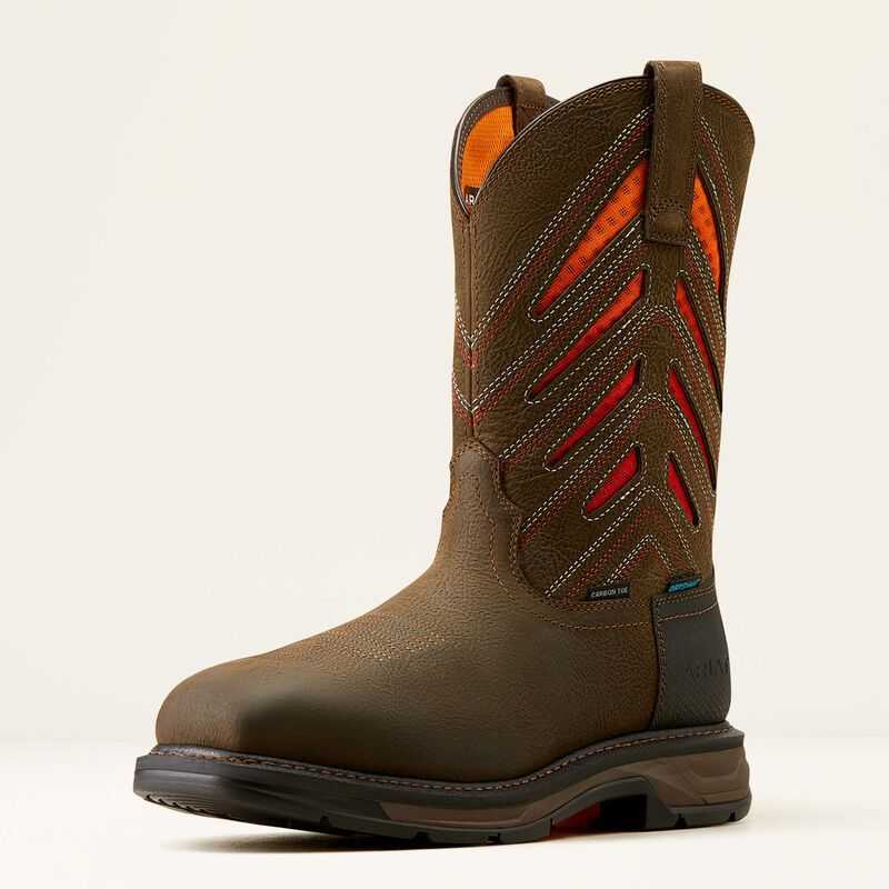 Ariat WorkHog XT VentTEK Waterproof Carbon Toe Work Boot Coffee | 416NVYELJ