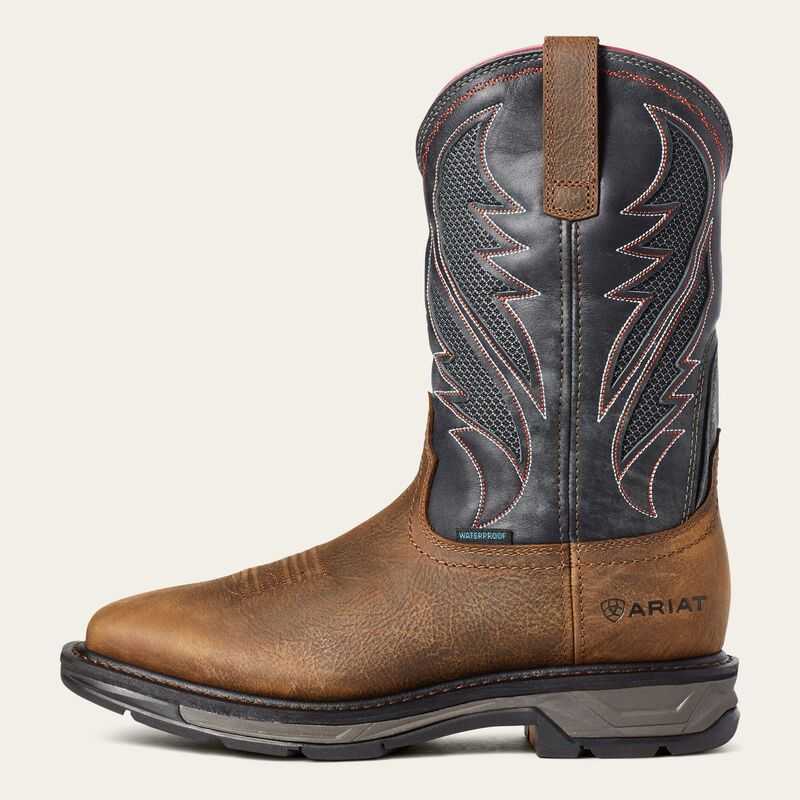 Ariat WorkHog XT VentTEK Waterproof Work Boot Brown | 596WTEVKL