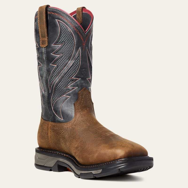 Ariat WorkHog XT VentTEK Waterproof Work Boot Brown | 596WTEVKL