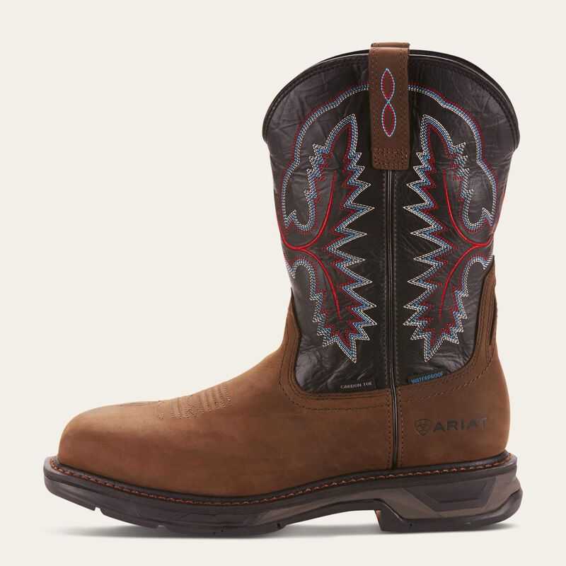 Ariat WorkHog XT Waterproof Carbon Toe Work Boot Brown | 057BMKRQH