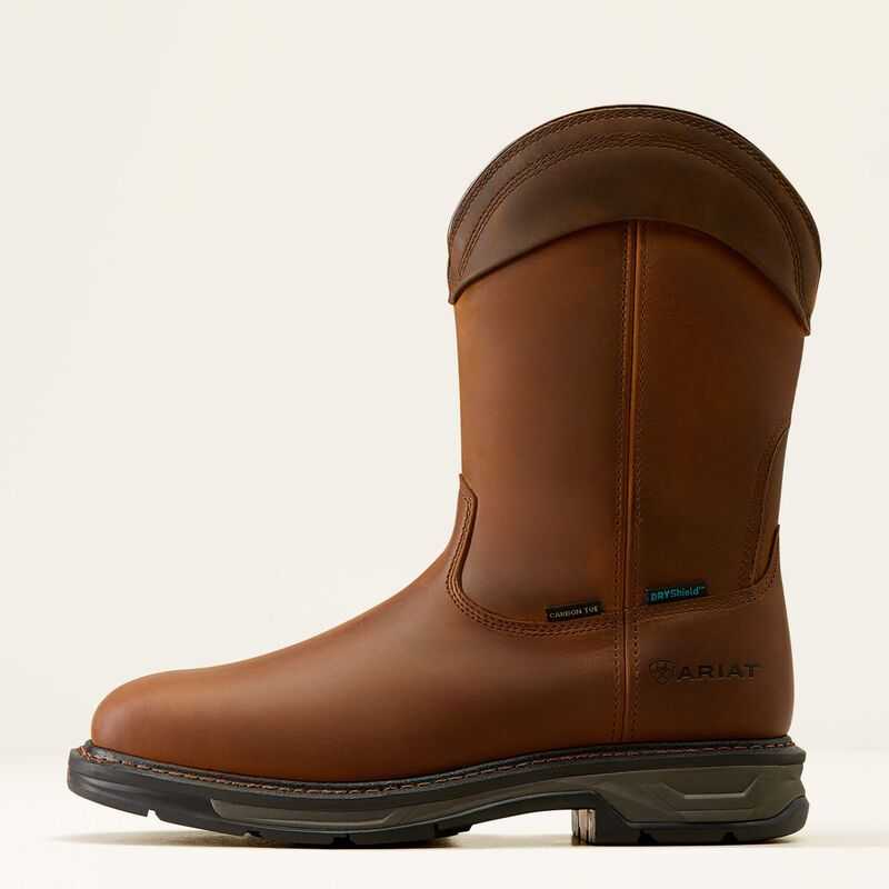 Ariat WorkHog XT Wellington Waterproof Carbon Toe Work Boot Brown | 279BNQPTE