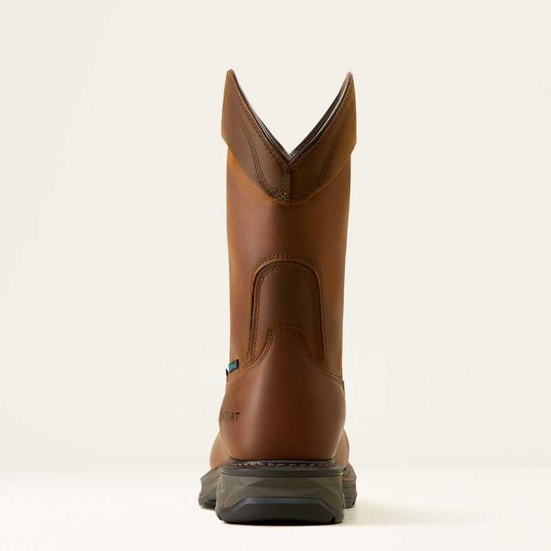 Ariat WorkHog XT Wellington Waterproof Carbon Toe Work Boot Brown | 279BNQPTE