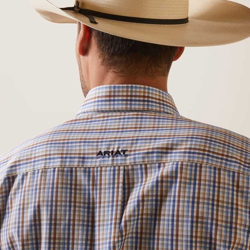 Ariat Wrinkle Free Arther Classic Fit Shirt White | 657DZYIFS