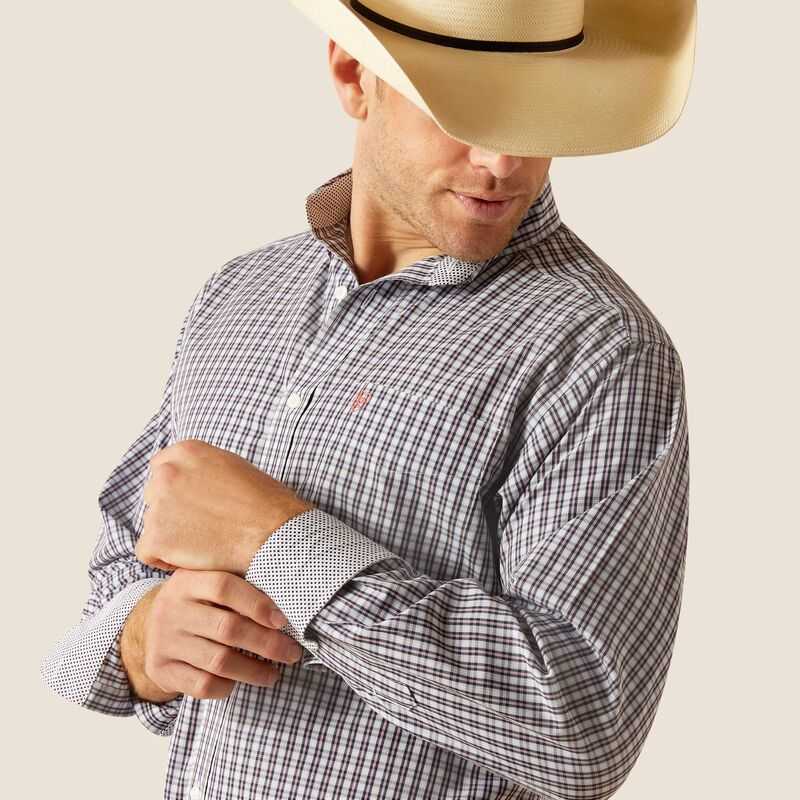 Ariat Wrinkle Free Walker Classic Fit Shirt Skyway | 405YQMKDN