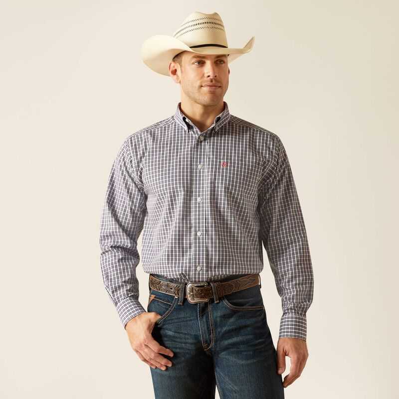 Ariat Wrinkle Free Walker Classic Fit Shirt Skyway | 405YQMKDN