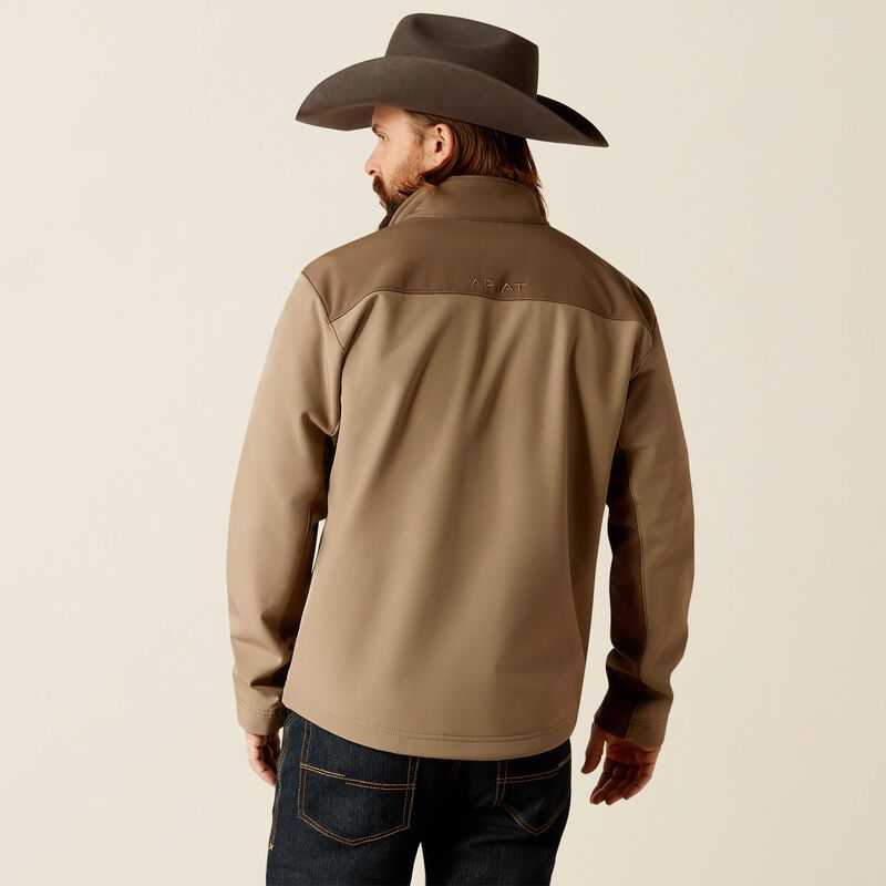 Ariat Wyatt Softshell Jacket Brown | 547IJMBAV