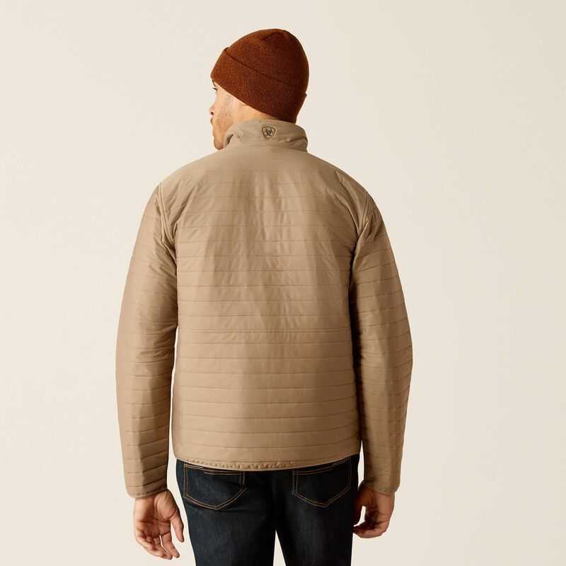 Ariat Wylie Full Zip Jacket Khaki | 612NJRWGL