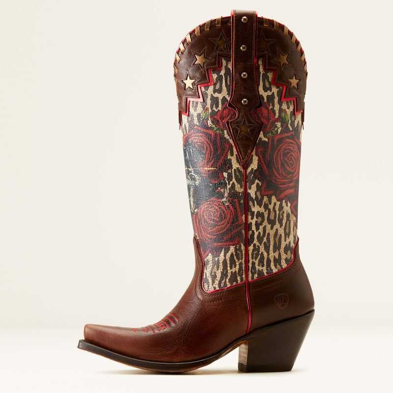 Ariat X Toe Rodeo Quincy Western Boot Deep Mahogany|ride Senorita Ride | 089FPQTBG