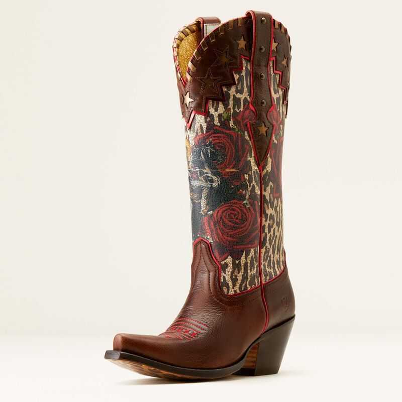 Ariat X Toe Rodeo Quincy Western Boot Deep Mahogany|ride Senorita Ride | 089FPQTBG